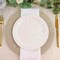 25 IRIDESCENT 9" Metallic Round Paper Salad Dinner Plates Geometric Design